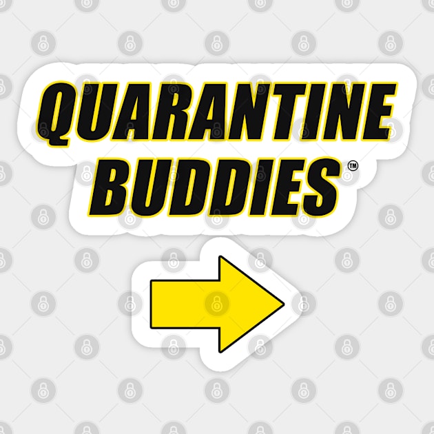 Quarantine Buddies United (left arrow) Sticker by Cheel